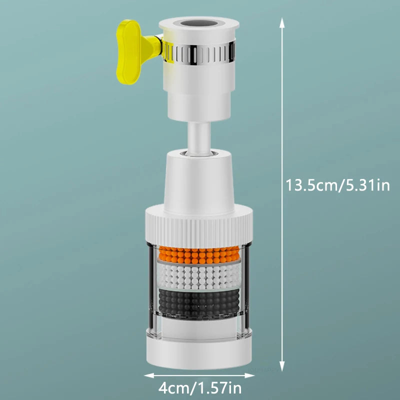 360° Rotation Water Faucet Filter Household Cartridge Carbon Filter Mini Kitchen Tap Water Clean Purifier Filter Filtration