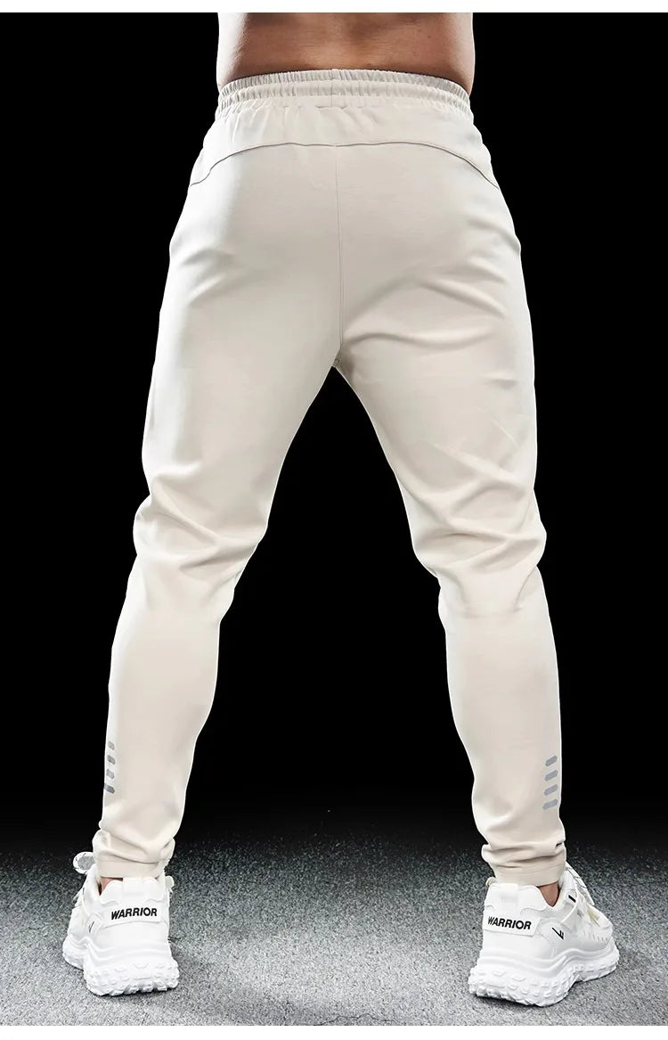 Men's Sports Gym Fitness Casual Slim Stretch Running Pants Tops Men's Quick-drying Breathable Training Pants Autumn Winter