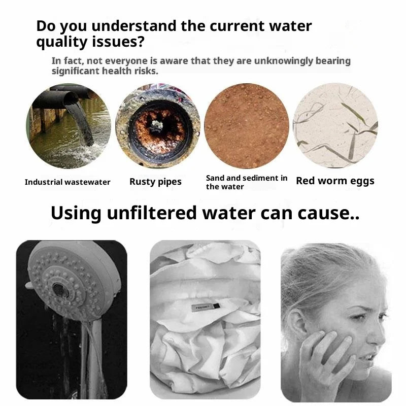 1PC Water Outlet Purifier Kits Universal Faucet Filter Kitchen Bathroom Shower Household Filter PP Cotton High Density Filter