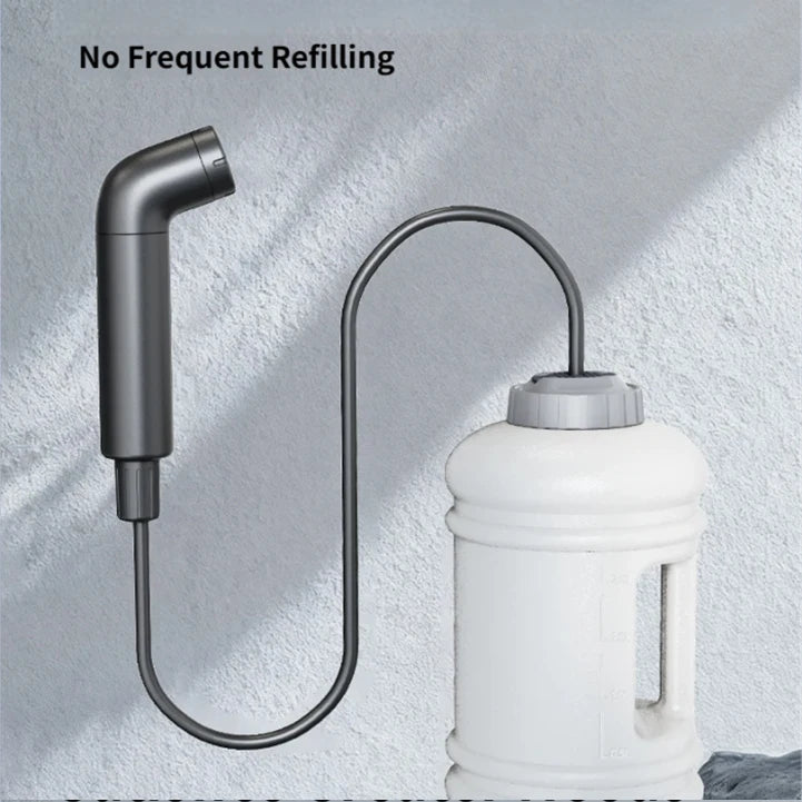 2.5L Portable Electric Bidet Sprayer, IPX6 Waterproof Rechargeable Handheld Hygiene Shower for Travel Camping Outdoor Cleaning