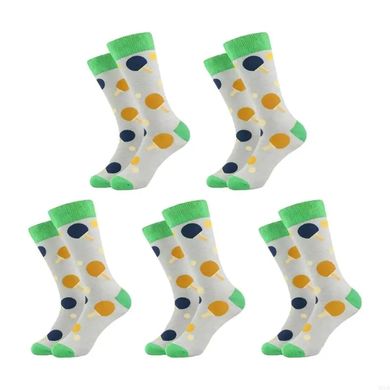 5 Pair Practical Breathable Sock Football Stockings Suitable for Reduce Fatigue and Improve Athletic Performances 69HD