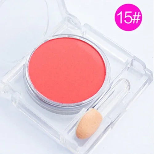 Monochrome blush Matte Natural Cheek Color Brightening Face Waterproof Facial Contouring Makeup Blush Powder Soft Makeup
