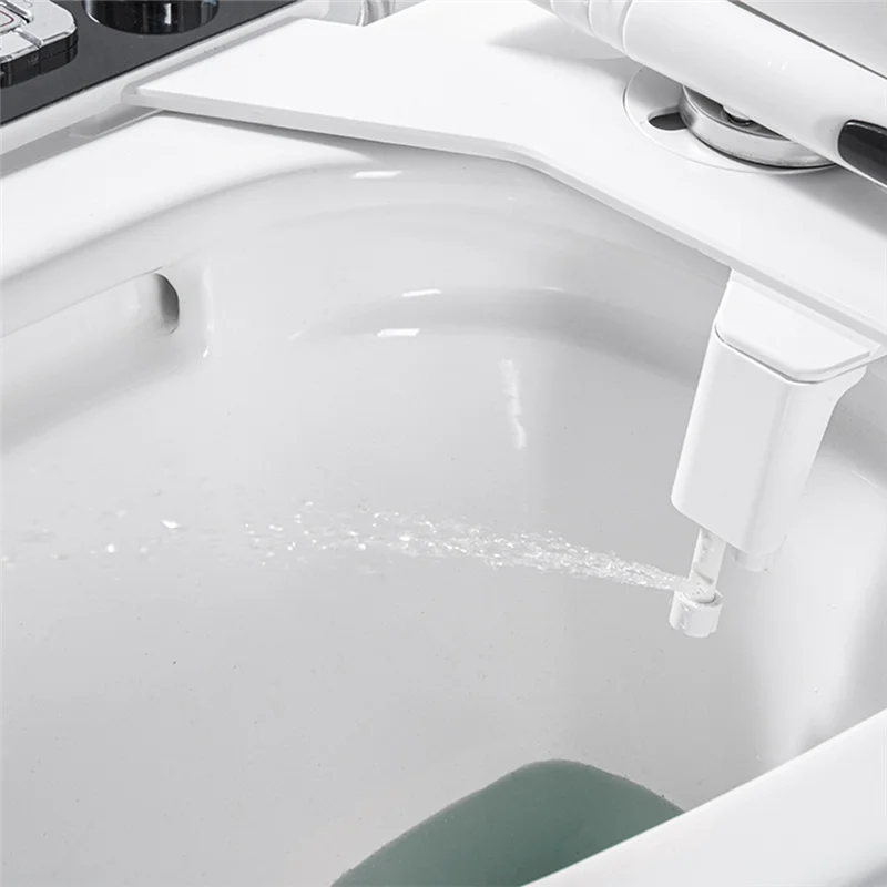 Bidet Attachment Non-Electric Bidet Toilet Seat Sprayer With Pressure Controls Dual Nozzles For Frontal Rear Wash B