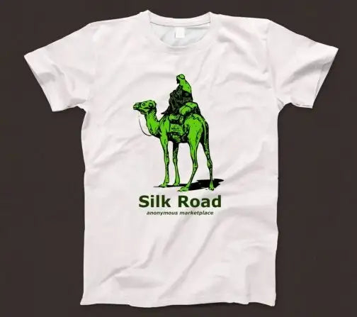 Silk Road T Shirt 593 Retro White