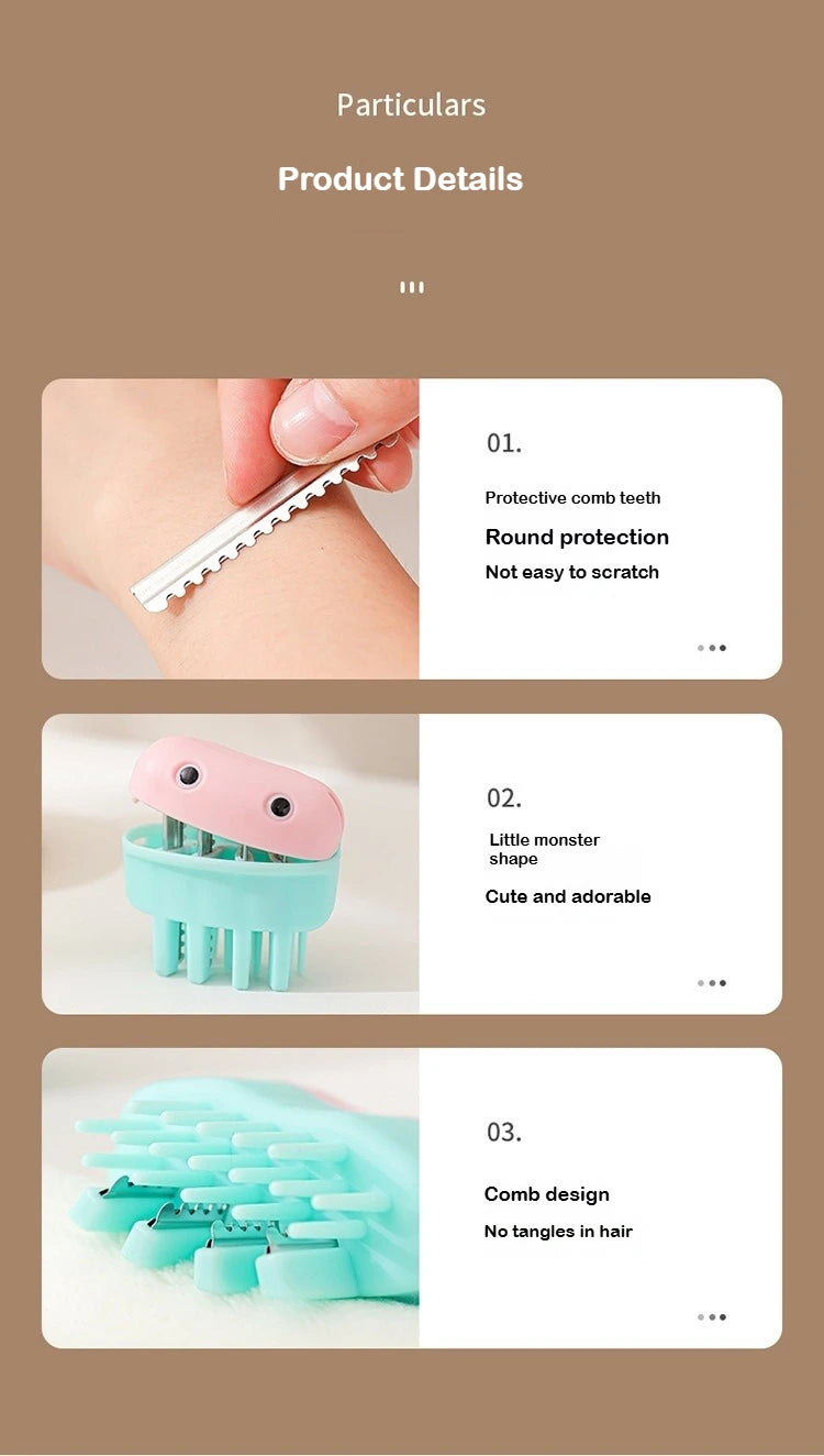 Hair Bangs Cutting Trimmer Razor Blade Comb Home Hairdresser Makeup Tools For Thinning Bangs Long Beauty Hair Cut Accessories