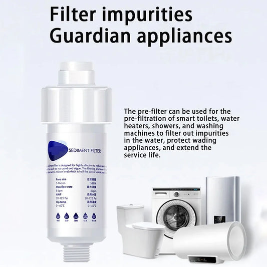 Shower Water Filter Environmentally Water Quality Pre-chlorine Removal Filter Under Sink Bathroom Accessories