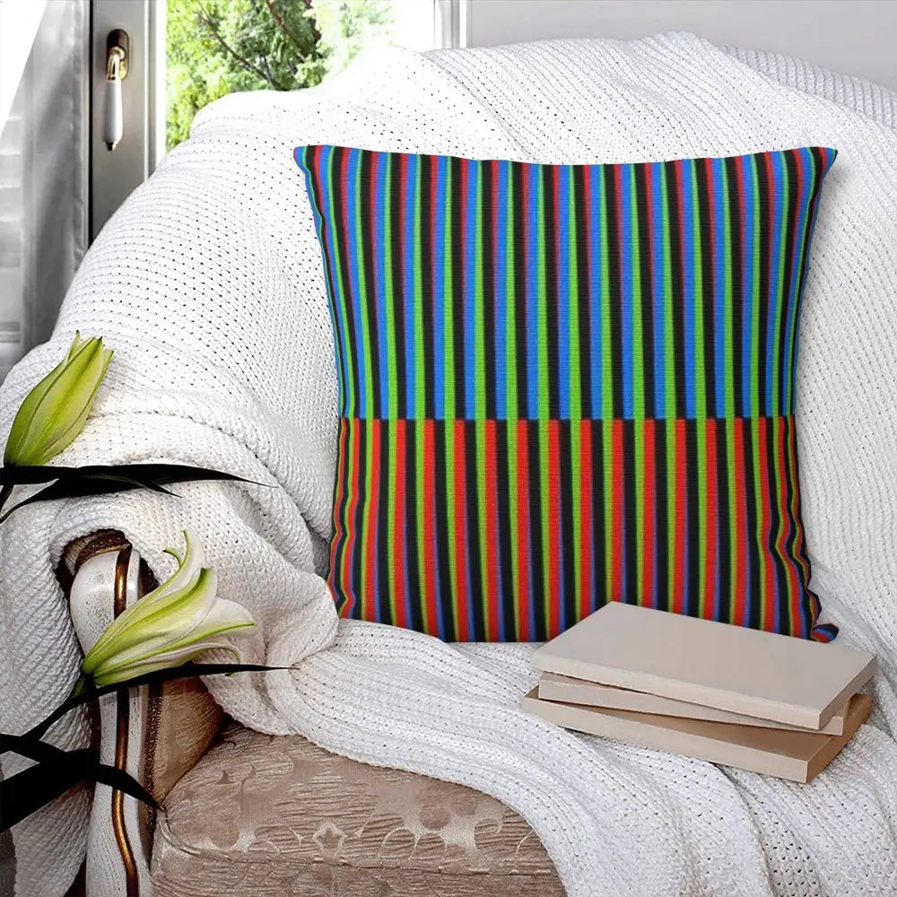 Soft Maiquetia Venezuela Cruz Diez Pillowcase Cushion Comfort Throw Pillow Sofa Decorative Cushions Used for Home Living Room