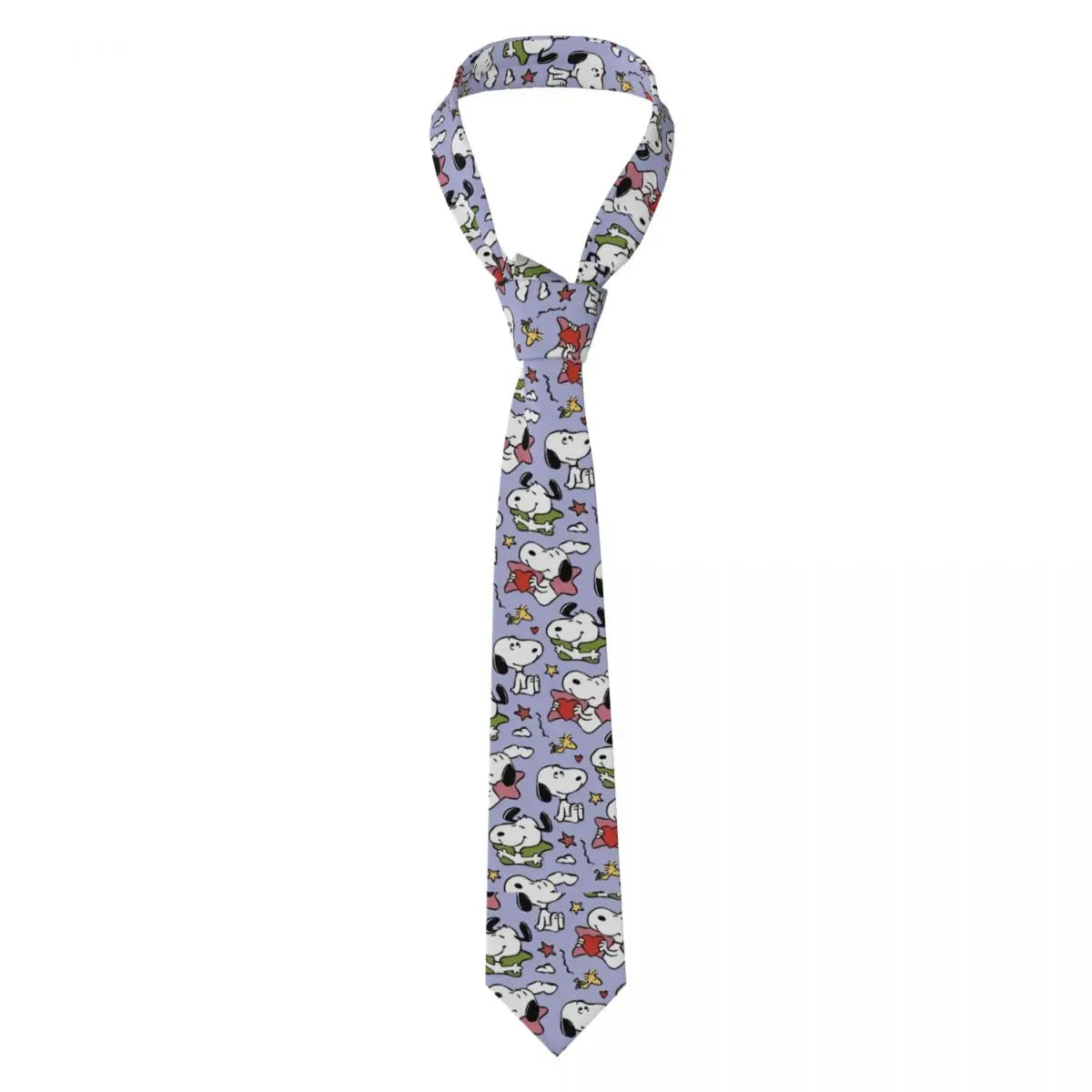 Snoopys & Woodstock Smile Giggle Laugh Neckties Silk 8 cm Neck Tie for Mens Shirt Accessories Cravat Wedding Accessories Office