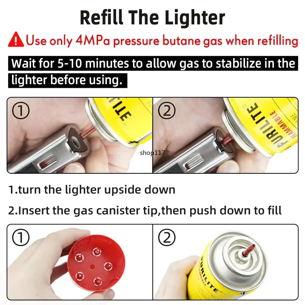 Clipper Lighter Grinding Wheel Mini Lighter Butane Flashlight Lighter (24pcs) Men's Small Tools Cool Gift Cigarette Accessories