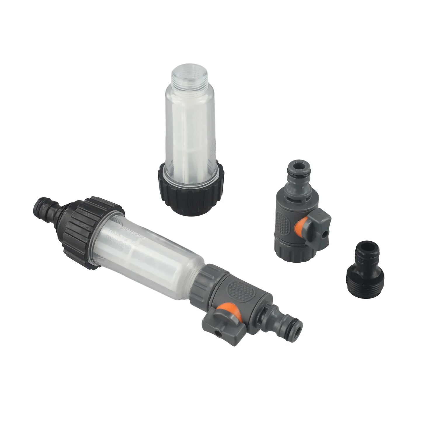 Caravan Water Filter Motorhome Equipment Patio Adjustable Water Flow Easy To Clean Flexible Compatibility Impurity Removal