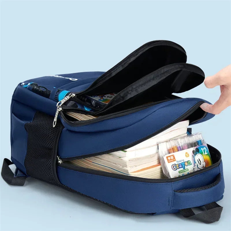 Waterproof Children School Backpack, Casual Primary Schoolbag Book Bag for Boys Daily School Use