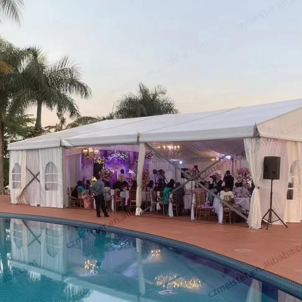 2026 New Popular Mobile Wedding Hall  for 500 People Outdoor Event Luxury Marquee Waterproof Fabric Tendas Para Eventos Em Geral