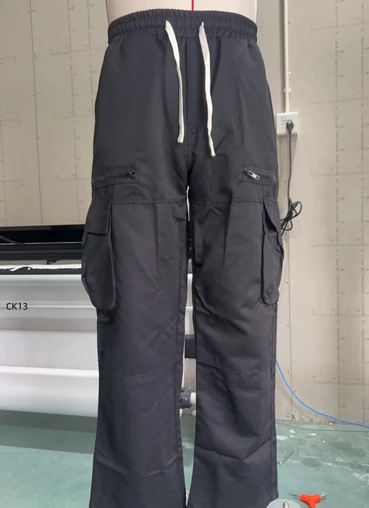 Men's workwear pants, summer and spring cotton workwear, new casual hiking and jogging pants, sports pants, men's autumn pants