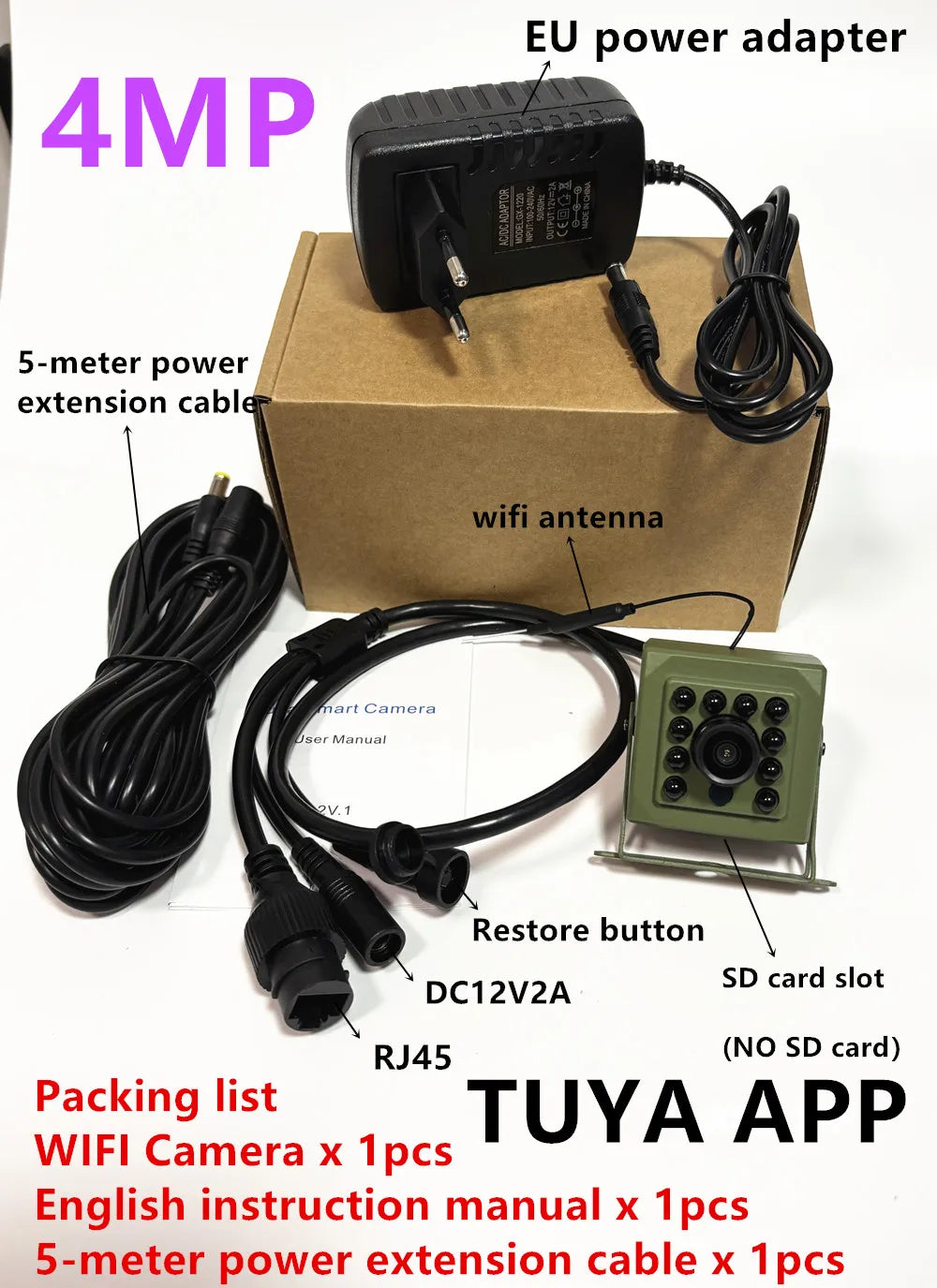 WiFi Bird Box Camera Birdhouse Camera 6MP Camera Wireless 5G 2.4G WiFi App Smart with Nest Auto Capture Photo & Video Tuya App
