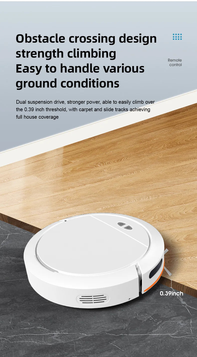 Robot Vacuum Cleaner, Fully Automatic Sweeping, Suction and Mopping Machine, Intelligent Three in One Lazy Vacuum Cleaner