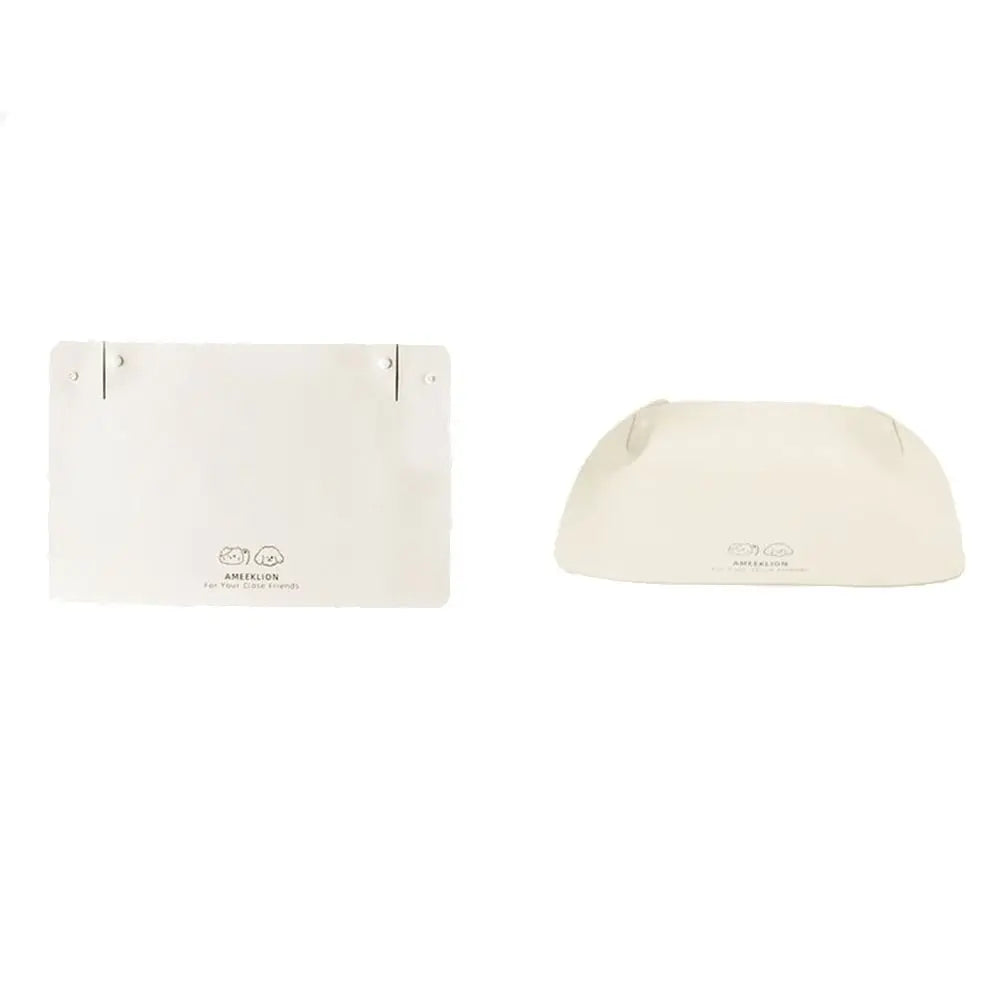 Easy To Clean PU Leather Pet Anti Spill Placemat Waterproof Anti Slip Cat Bowl Mat Oil Resistant Dog Food Pad Kitten
