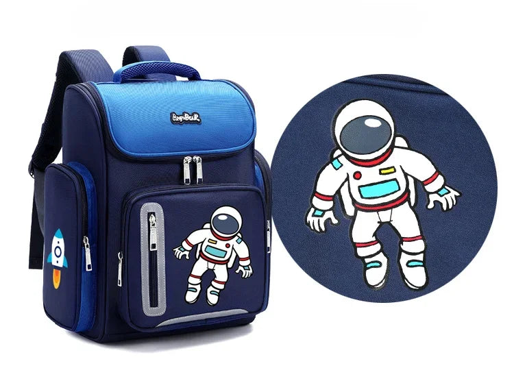 Kids Backpack Children School Bags for Boys Girl Astronaut School Backpack Waterproof Primary Student Book Bag Mochila Infantil