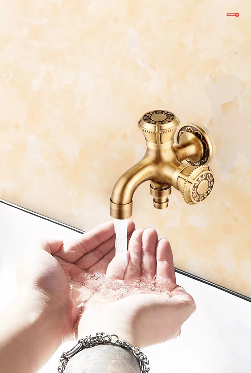 Hand Held Bidet Sprayer Douche Toilet Kit Copper Engrave Shattaf Shower Head Antique Valve Set Jet Bidet Faucet Set Bidet Set