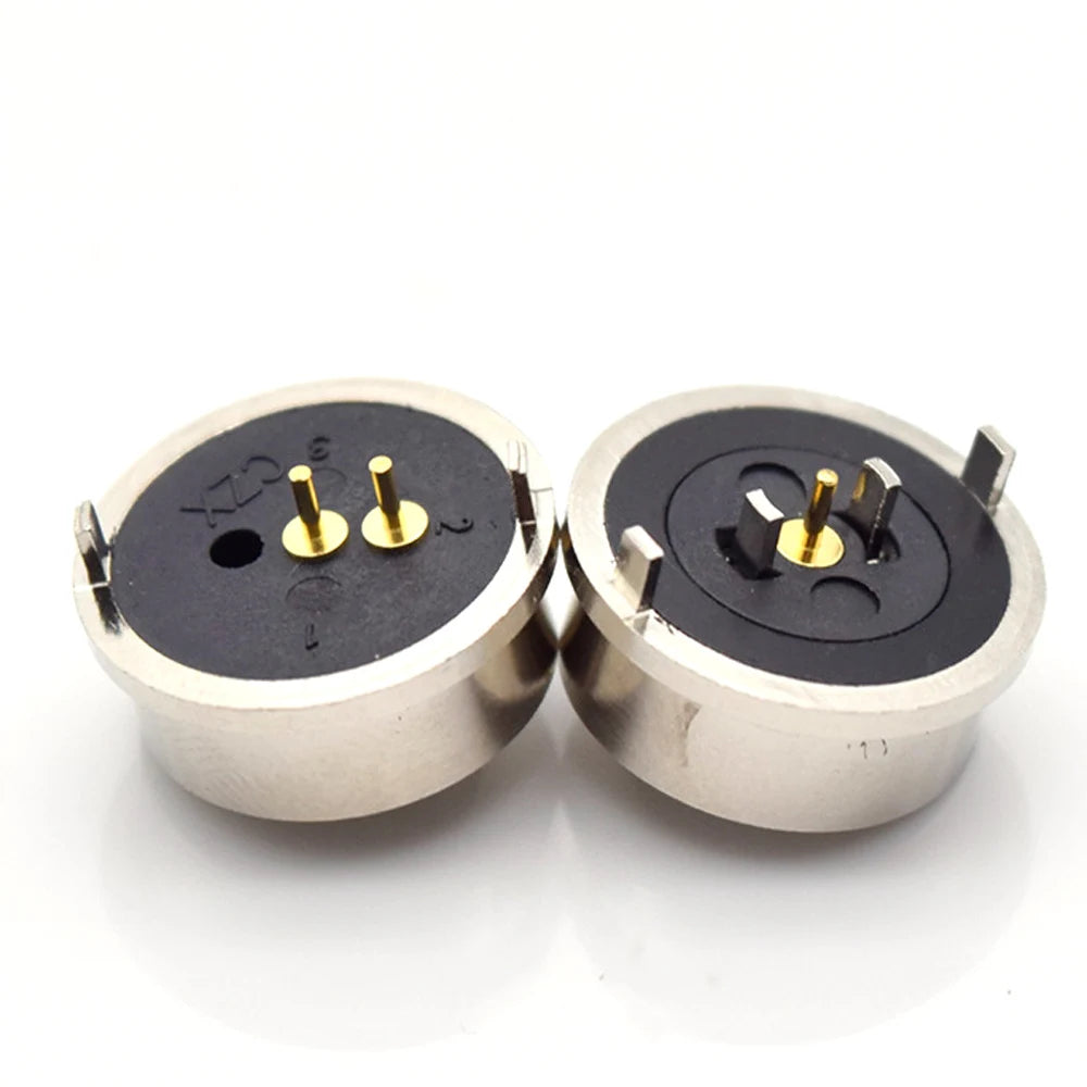 1Pair 2/3/4/5/6Pin waterproof high current magnet suction spring pogo pin male female probe DC power charging magnetic connector