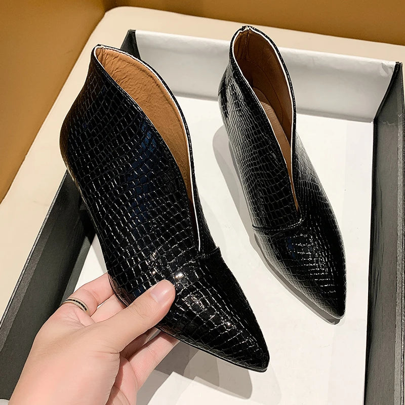 Women Boots High-heeled Shoes 2024 Spring Autumn New Fashion Pointed Thick High Heels Boots Women Shoes Comfortable Temperament
