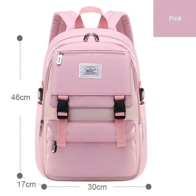 Backpack Children School Bag Back Pack For Boy Girl Kid Child Teenager Class Schoolbag Primary High Bookbag Female Women Teens