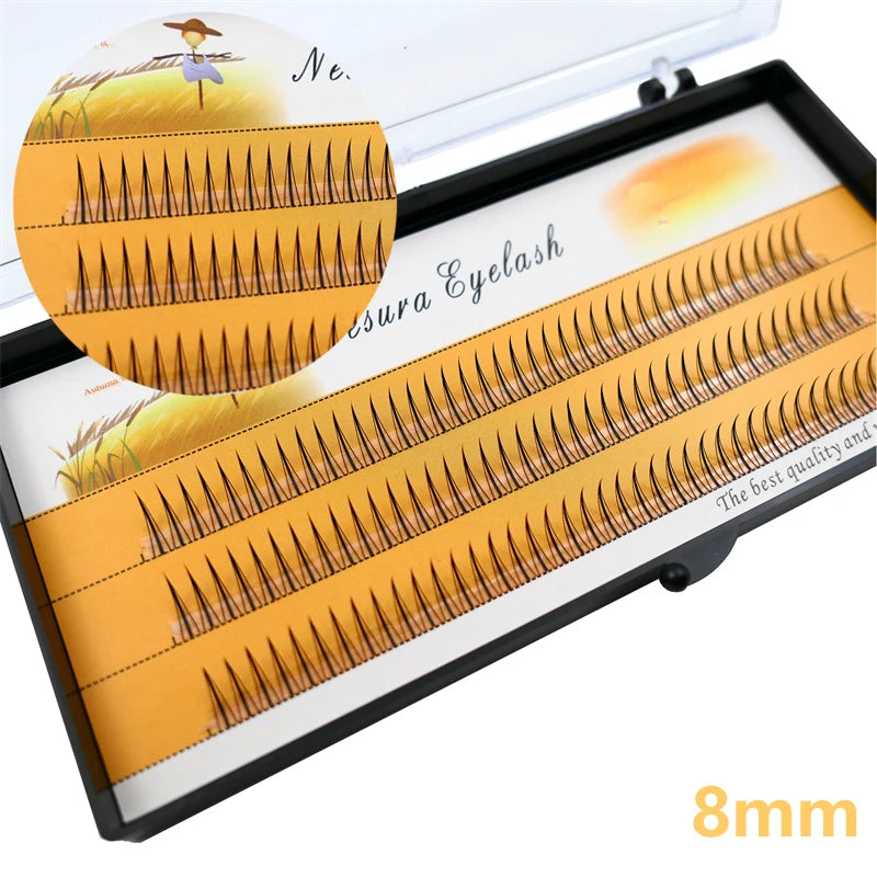 Natural Single Cluster False Eyelash 1 Box 120 Clusters Female Makeup Eyelash Extension False Eyelash Tool