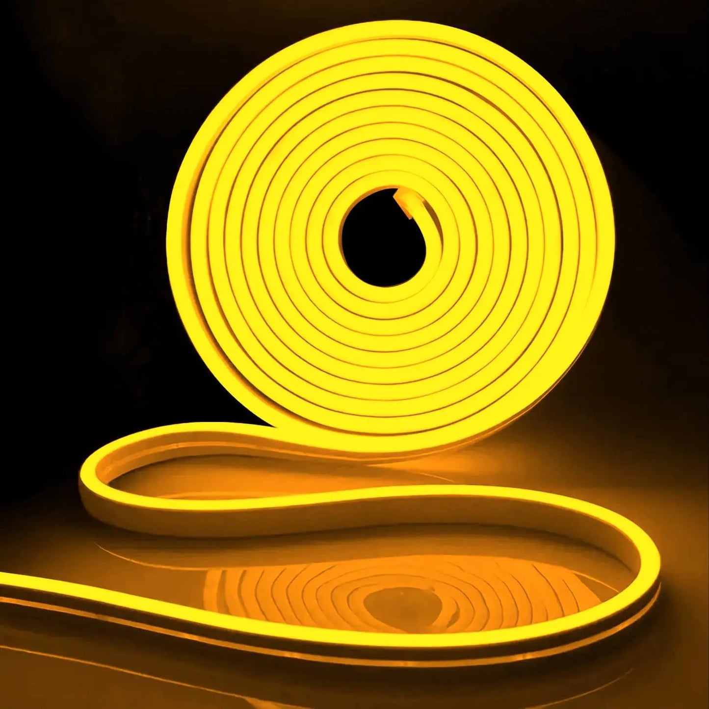 LED Neon Lights,  12V 5M Flexible，Neon Rope Light,  Waterproof Flex DIY Cuttable LED Light Strip for Indoor Outdoor Decoration