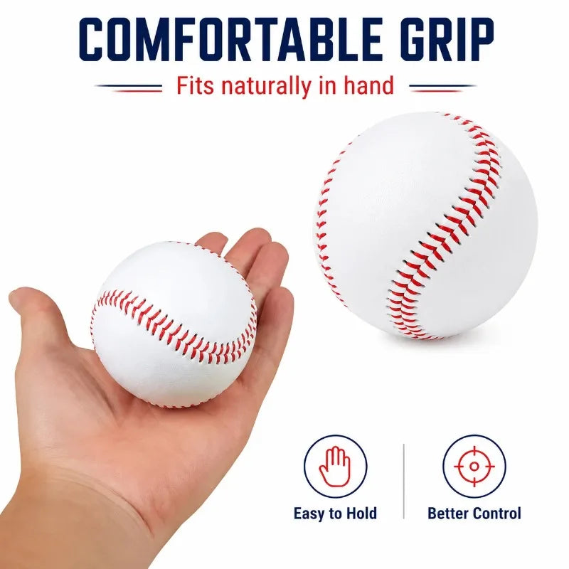 Baseball No. 9 Hardball Training Handmade Balls Fitness Products White Safety Kid Baseballs Men's Practice Team Game
