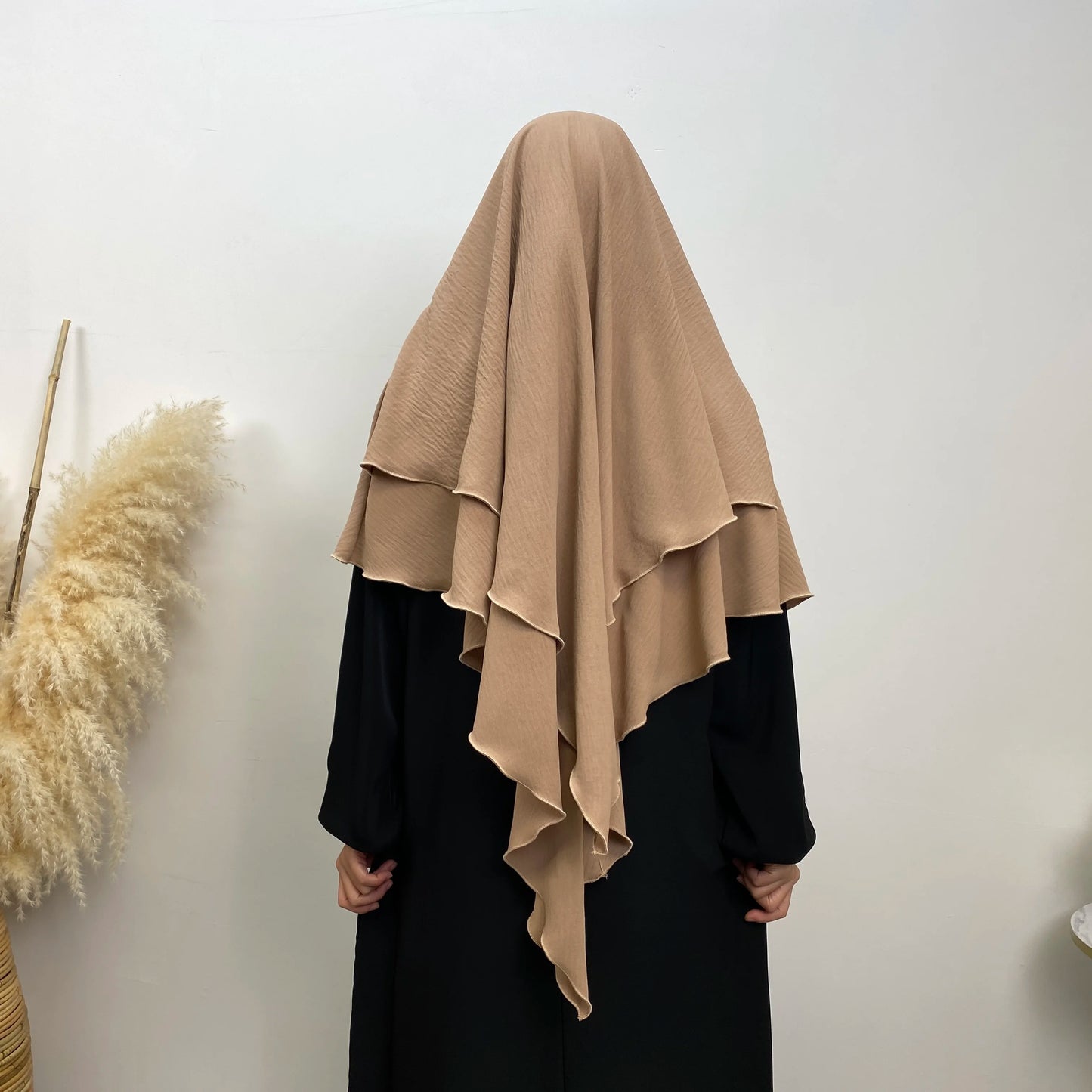 Islamic Clothing Women Muslim Plain Long Khimar Hijab Scarf Headcover Eid Prayer Garment Headdress Dubai Saudi Turkey Indonesia