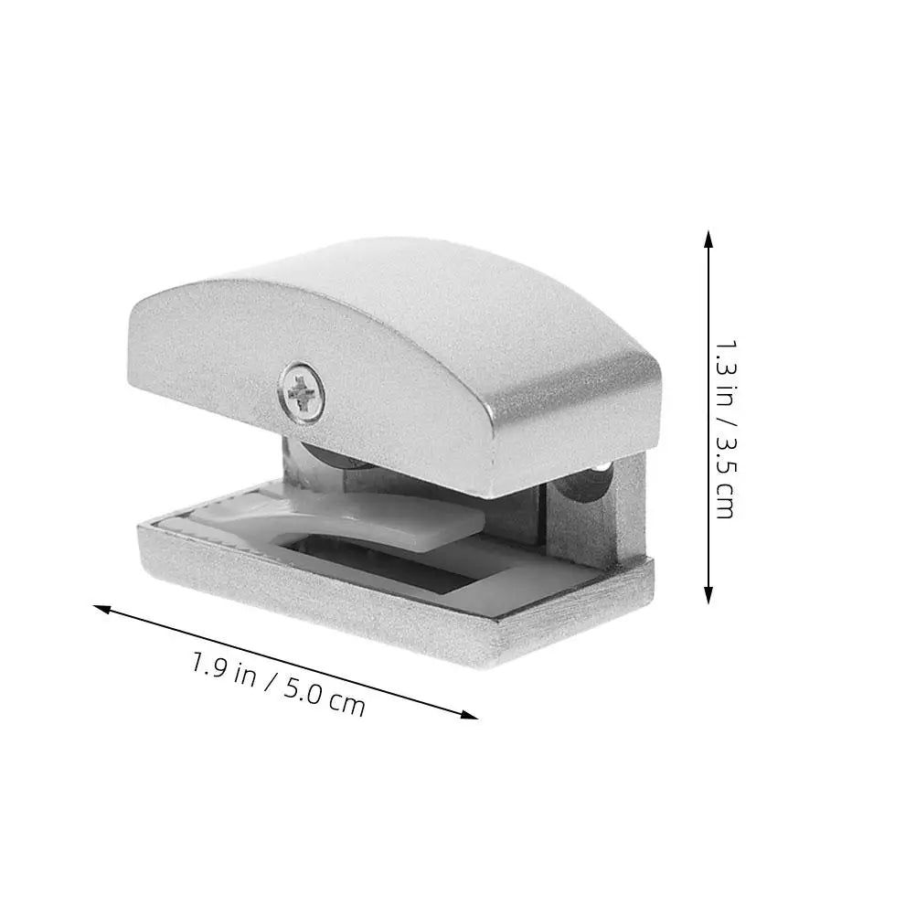 2Pcs Bottom Mount Door Guide Glass Door Stops Sliding Door Guides Shower Door Replacement Parts Hardware Track Bathrooms Bedroom