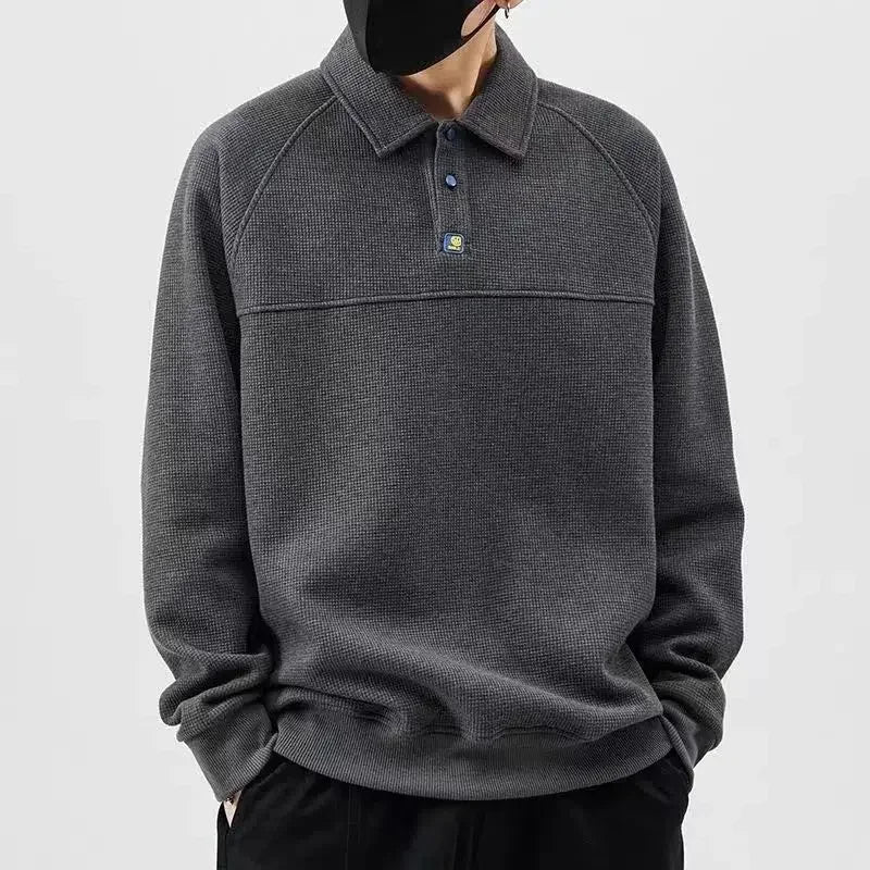 Polo T Shirt for Man Big Size Oversize Men's Clothing Full Sleeve Winter Sweatshirts Fashion Trends 2025 New High Quality Xl Top
