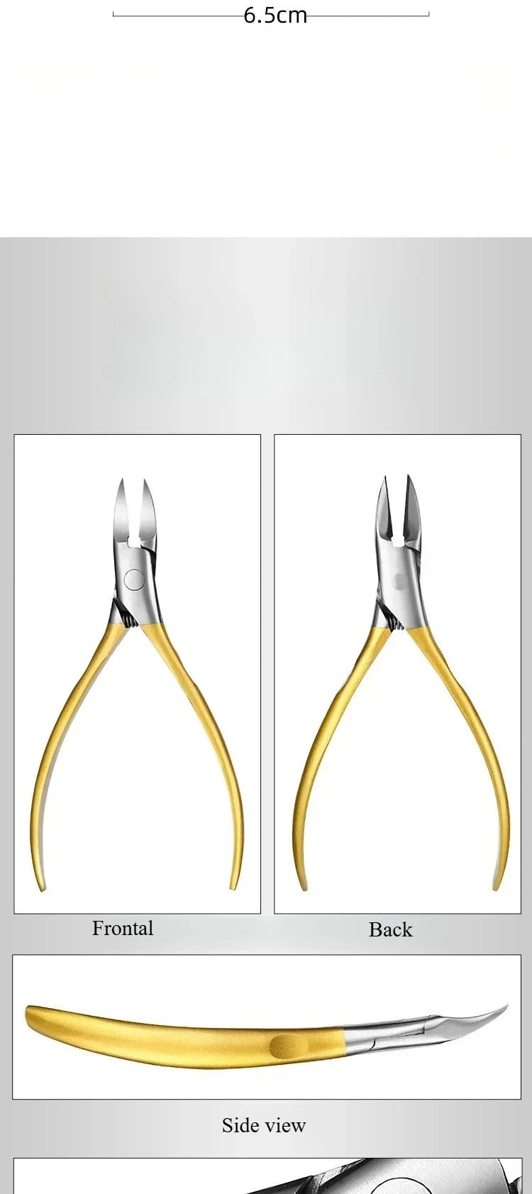 Nail Clippers Toenail Cutters Pedicure Manicure Tools Anti-Splash Ingrown Paronychia Professional Correction Tool Nails