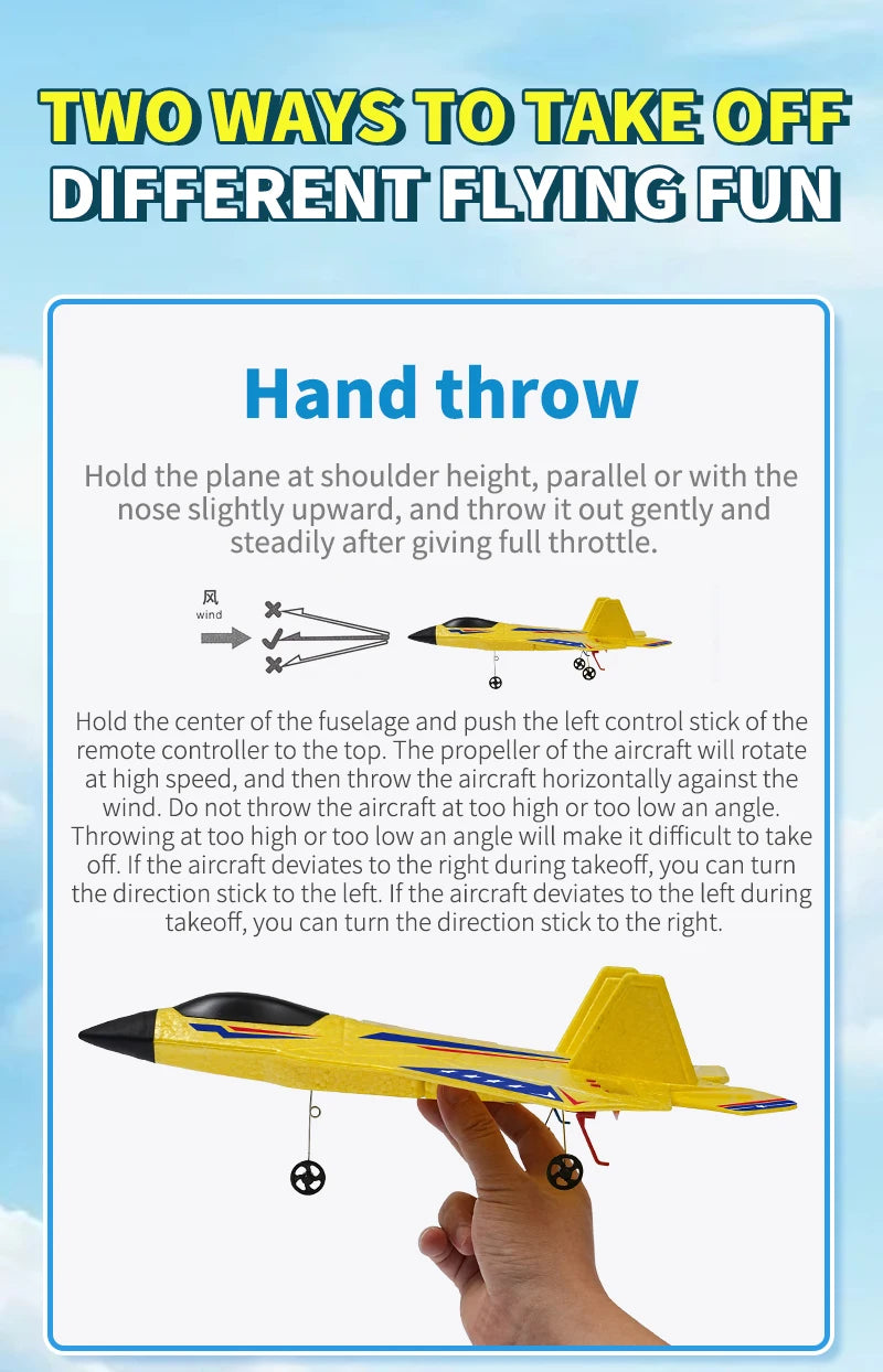 RC Plane KF803 2.4G With LED Lights RC Flying Model Glider RC Vertical Plane EPP Foam Toy Airplane Gifts For Kids