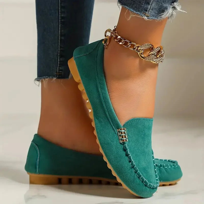 Women Flats Spring Autumn Wear-resisting Loafers Casual Fashion Single Shoes Non-slip Soft Flat Sneakers Women Zapatos De Mujer