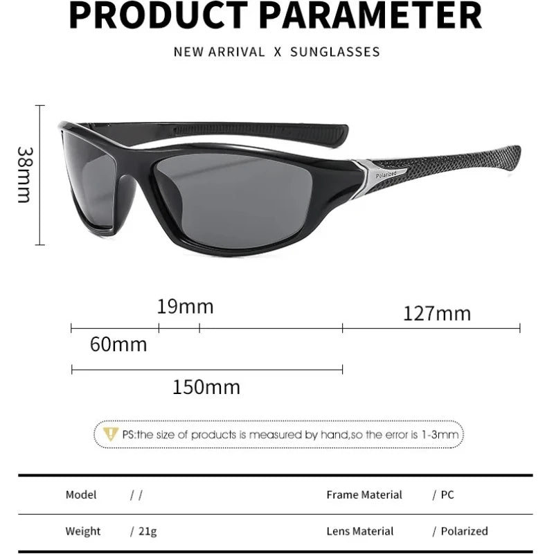 Fashion Sports Polarized Sunglasses Men Women Fishing Hiking Running Cycling Mountaineering Sport Man Sun Glasses UV400 Eyewear