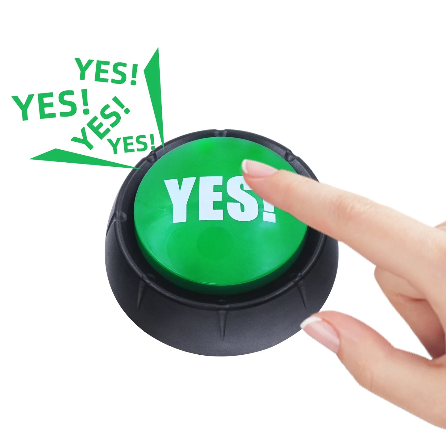 Pet communication YES NO sound button Squeezing prank toy electronic sound button