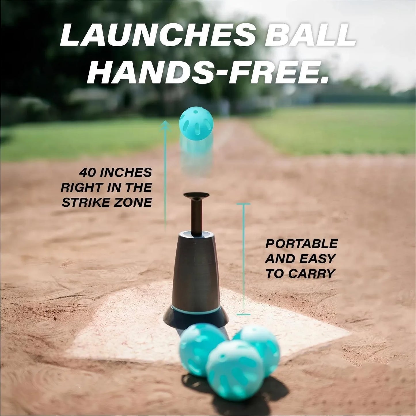 Baseball Training Equipment Tand Popper Ball Bundle, Baseball Swinging and Hitting Practice with 13 Balls