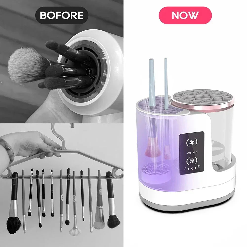 Automatic Makeup Brush Cleaner Electric Makeup Brush Quick Dry Cleaning Tool Makeup Remover Brow Pencil Brush Special Cleaner