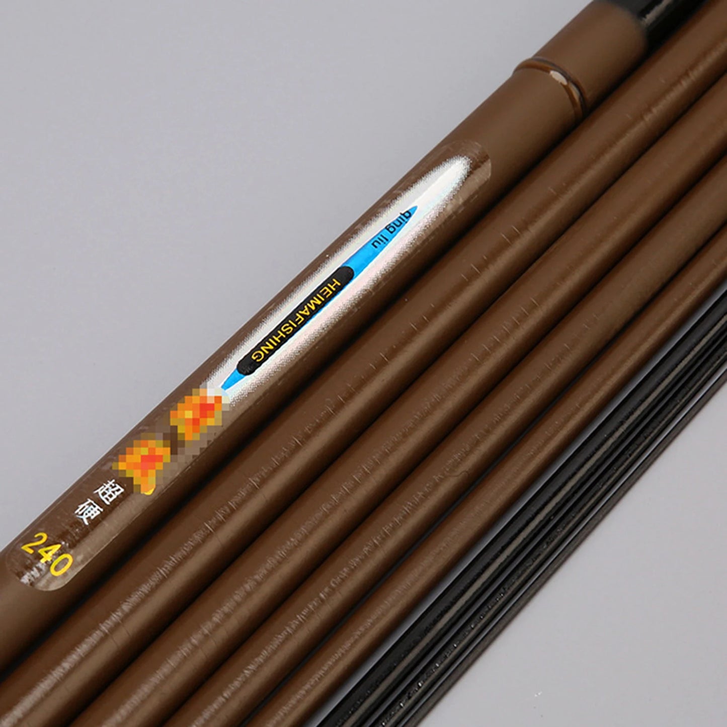 Portable Telescopic Fishing Rod with Solid Rod Tip Design for Freshwater Fishing Using