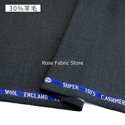 1 Meter 30% Woolen Twill Suit Fabrics Worsted Spring Summer High End Fabric Sewing Blazer Suit Handcrafts Anti Wrinkle Serge