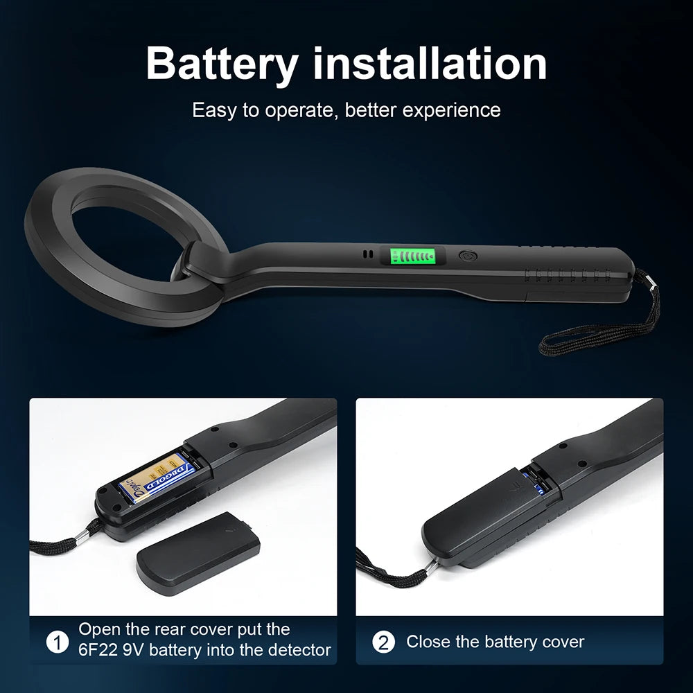 Metal Detector High-precision Hand-held Outdoor Detector Waterproof Underground Treasure Hunter Coin Gold Finder