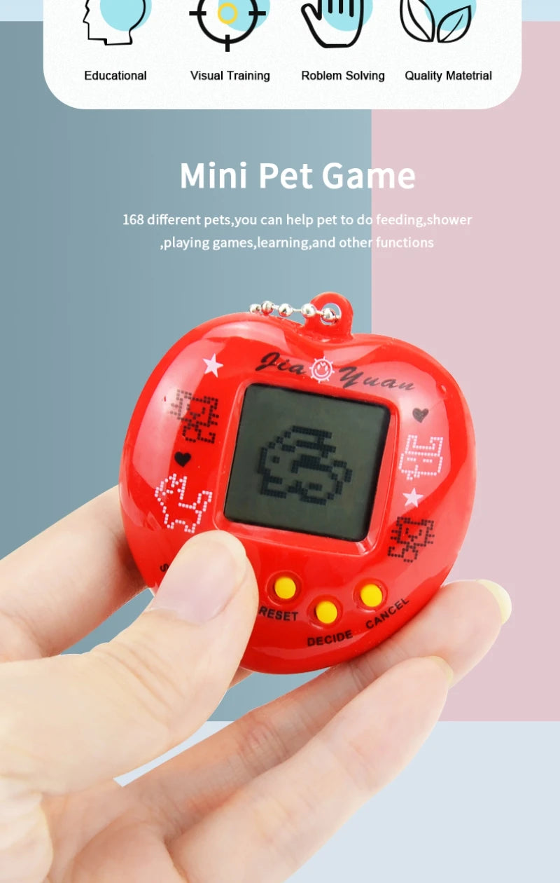 Virtual Pet Tamagotchi Tamagochi Toy in Russian Original German Spanish Polish Electronic Animals Kid Play Game Boy Child Pixel