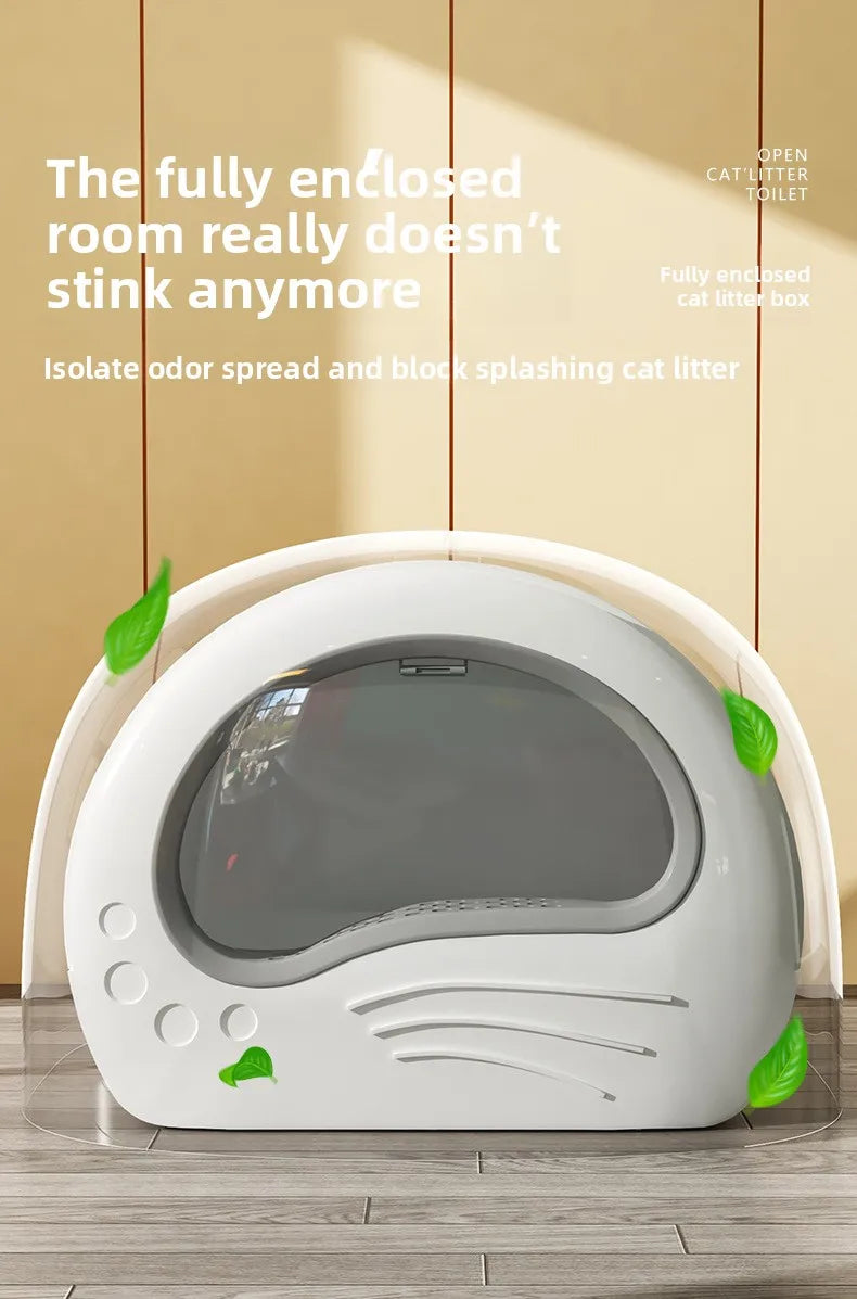 Self Cleaning Cat Litter Box Extra Large Fully Enclosed Drawer Dual Side Doors Odor Control  Cat Toilet Arenero Gato Pet Items
