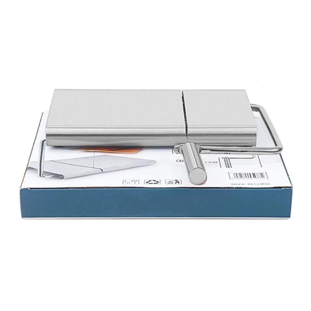 Stainless Steel Multifunctional Cheese Slicer with Scale Sausage Ham Cheese Cutter Butter Slicer Household Accessories