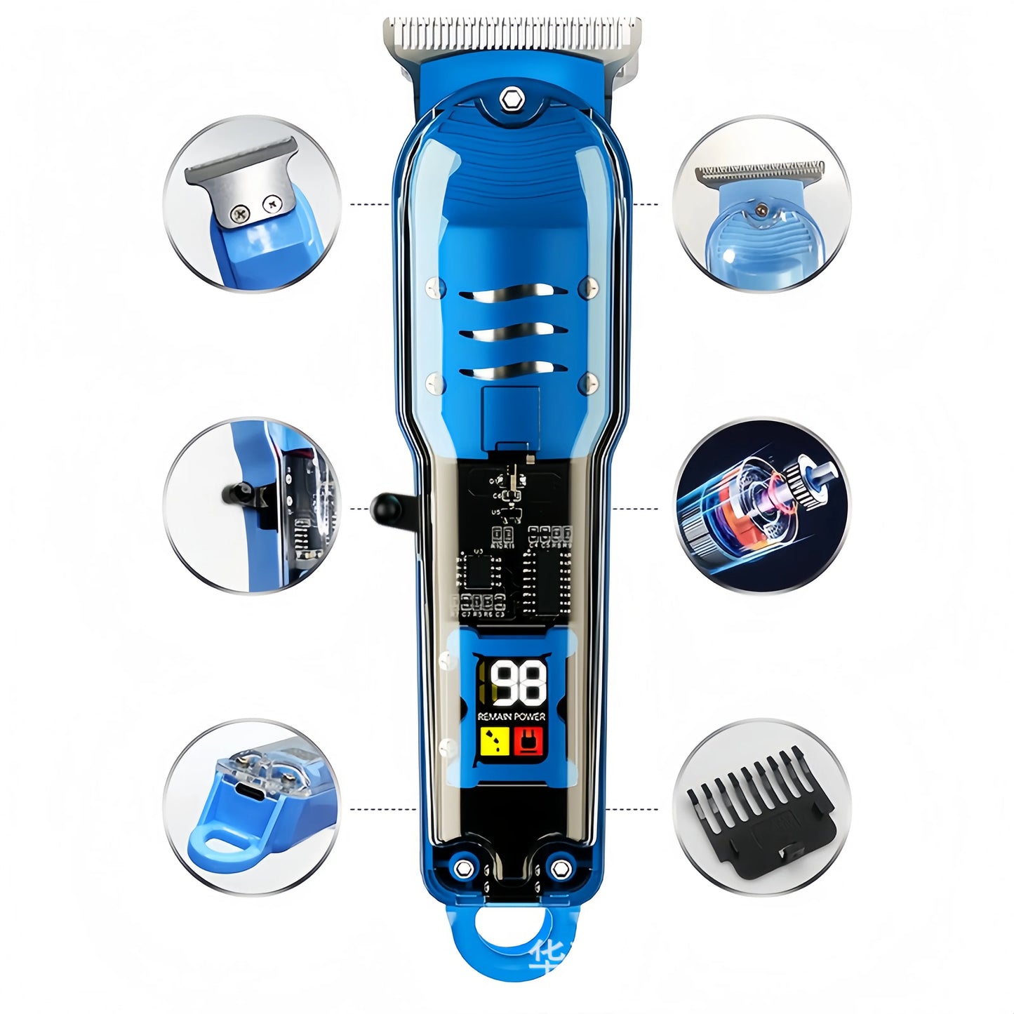 228-- Hair Clippers Professional Hair Trimmers for Barbershops (Engraving Trimmers, Electric Hair Clippers for Fade Cuts）