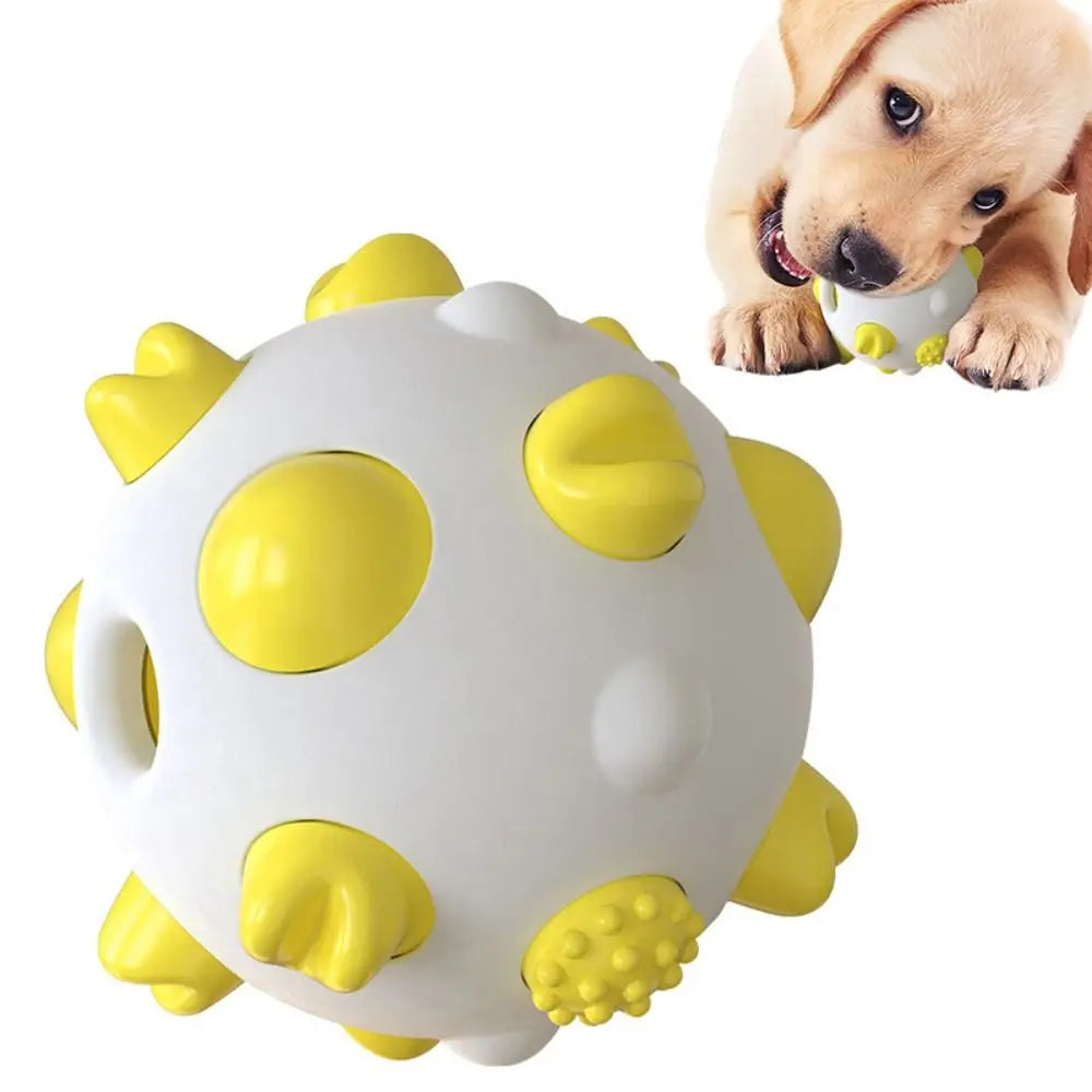 Pet Supplies Bite Resistant Pet Toy Ball TPR Wear Resistant Dog Chew Toy Non-slip Pet Teeth Cleaning Ball for Dogs Puppy Cats