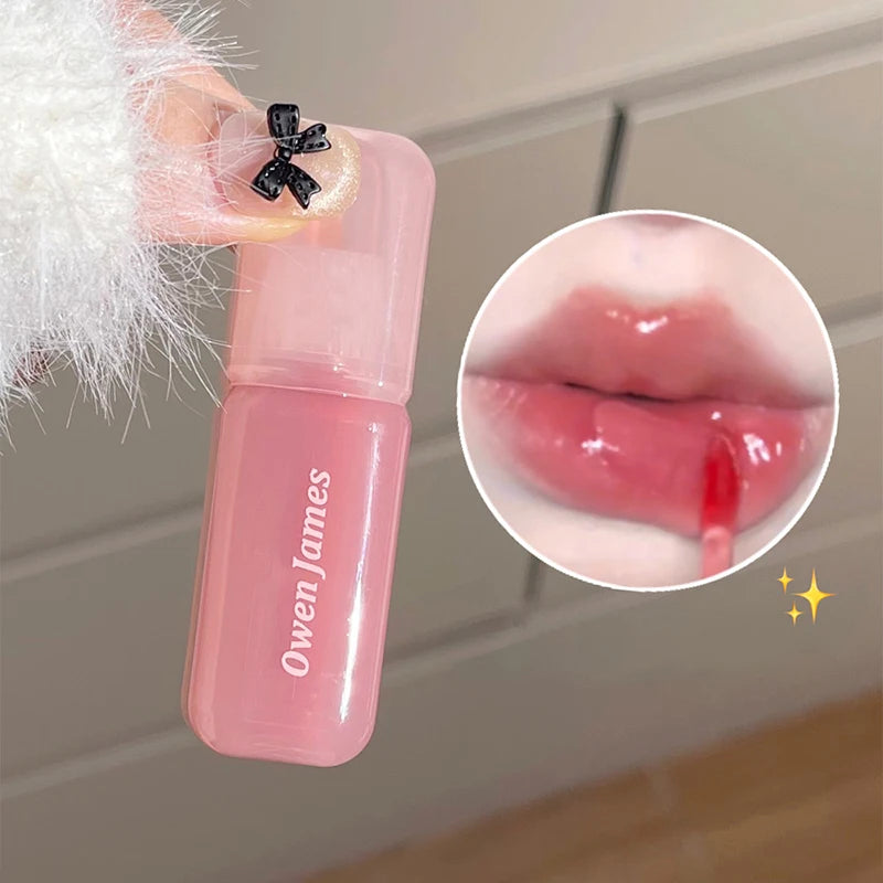 Glossy Non-stick Cup Lip Gloss Long Lasting Cheek Mud Lip Plumper Tinted Lip Lipstick Lip Makeup Cosmetics
