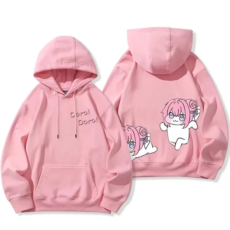 Doro Character Funny Sweatshirts hoodies Unisex Oversized Fleece warm Casual Print high quality hot product Couples Comfortable