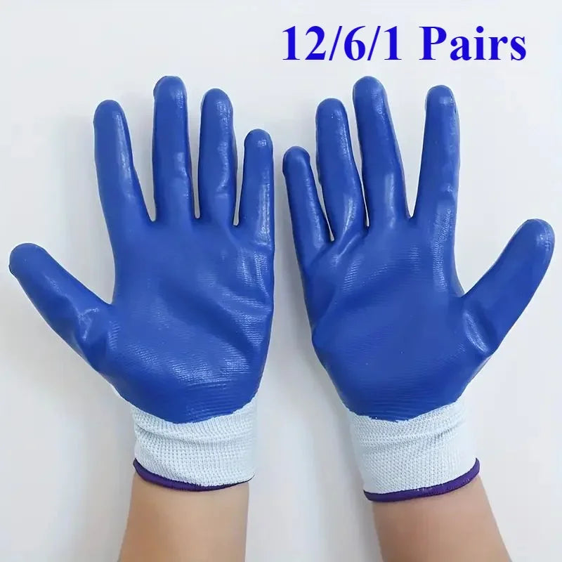 Waterproof Housework Cleaning Gloves Kitchen Cleaning Latex Laundry Dishwashing Gloves Wear Resistant Rubber Gloves