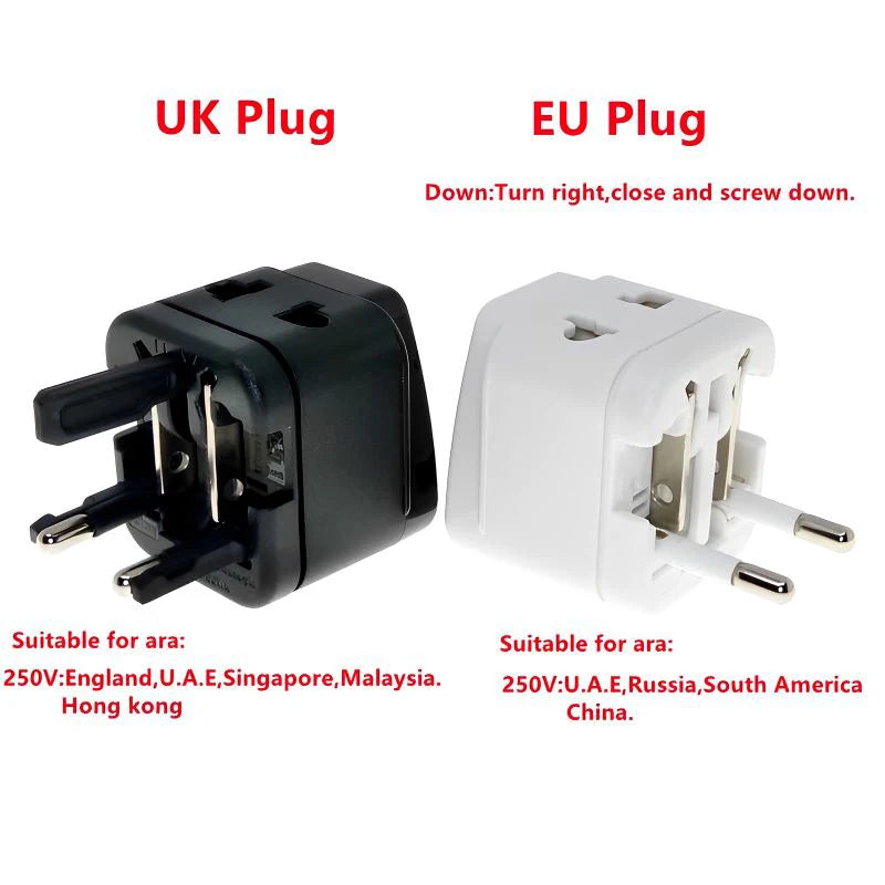 Travel Adapter US AU UK EU Japan Mulit Plug Socket With Voltage Indicator WONPRO-WAT World Smallest